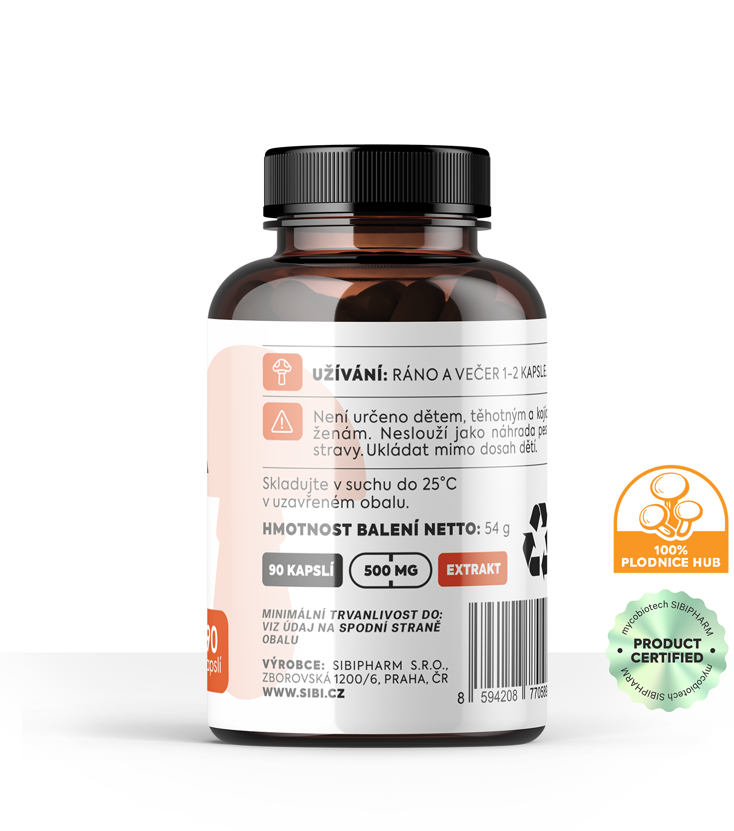 ZTRÁTA VÁHY KOMPLEX HOUBOVÉ EXTRAKTY 90 KPS 500 MG